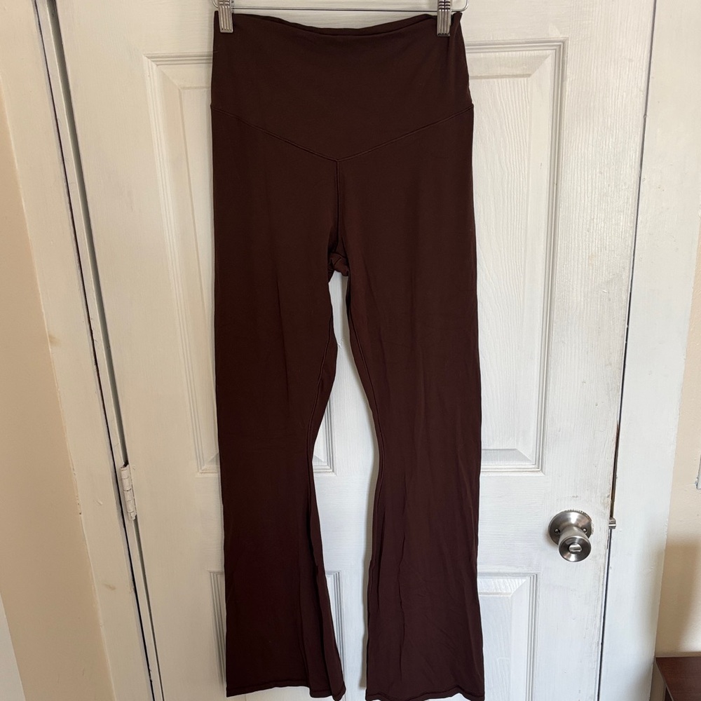 Aerie Chocolate Flare Leggings